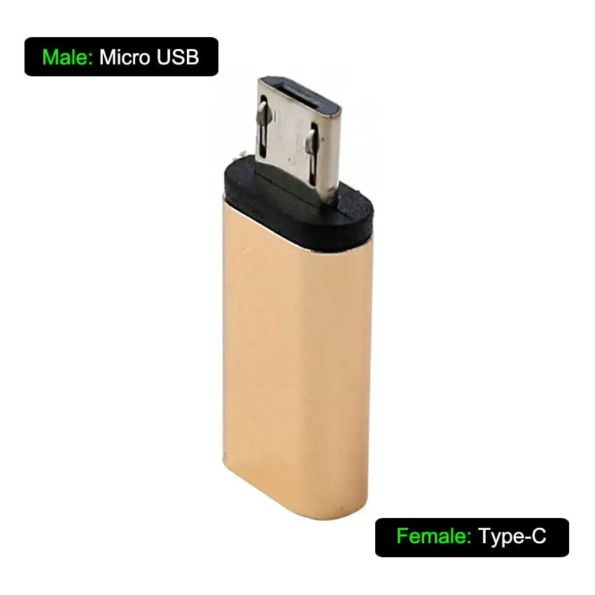 Kabel do transmisji danych YuXi kabel do ładowania Adapter do iphone'a/androida Micro USB type-c na USB 3.0 USB-C Adapter