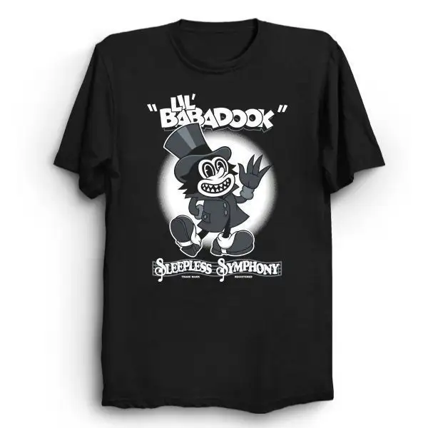 Lil Babadook Creepy Cute Vintage Cartoon Horror Rubberhose T Shirt