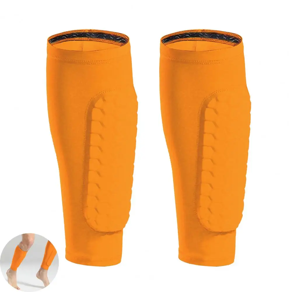 Gaines élastiques pour mollets pour adultes, Protection contre les chocs, protège-tibia de Football avec coussinets en nid d'abeille pour Football, Rugby, Tennis pour ultime
