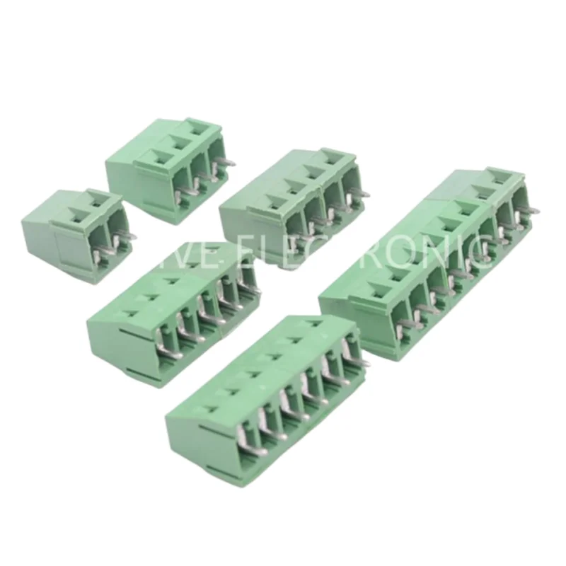 KF128-2P/3P able to be spliced pitch: 2.54/3.5/3.81/5.0/5.08/7.5mm  screw-type PCB amphenol connector terminal blocks