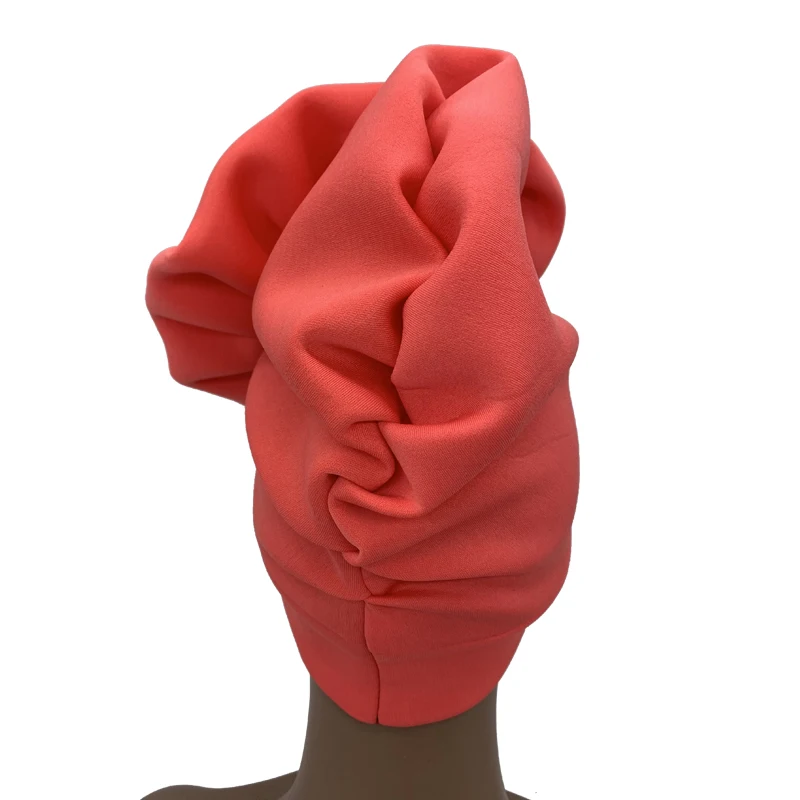 2026 Trendige Damen-Turbanmütze mit großer Blume, modische muslimische Hijab-Kappen, Diamanten-Kopftuch, Damen-Bandana, Chemo-Mütze, afrikanischer Hut – Detail 4