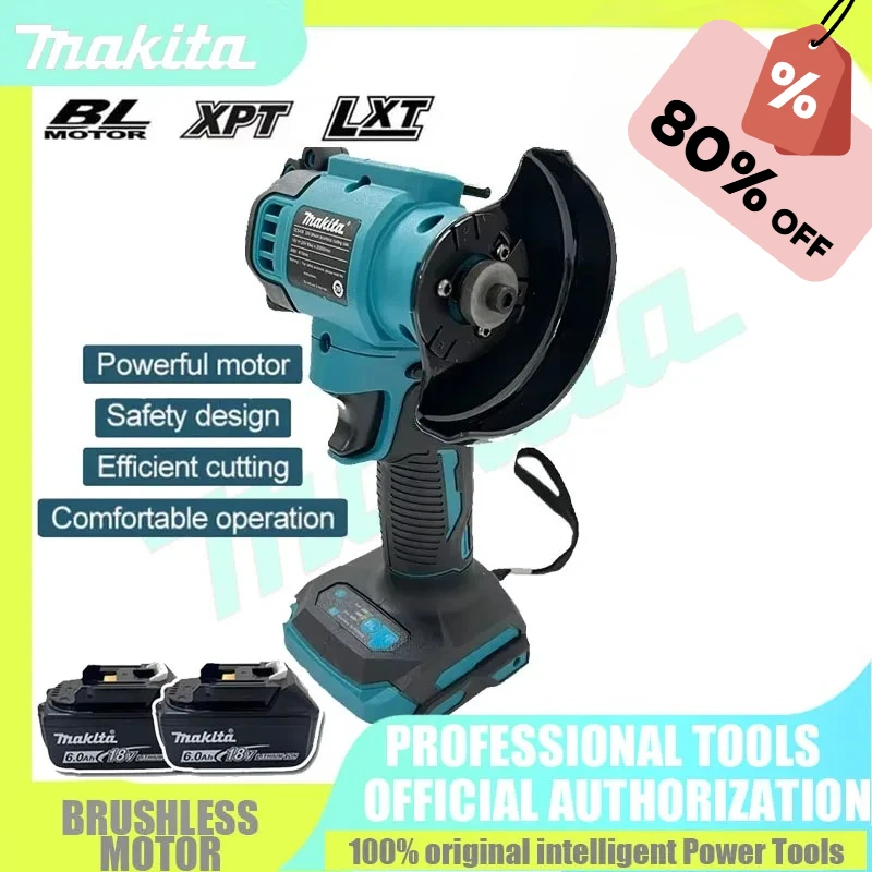 

Аккумуляторная бесщеточная мини-циркулярная пила Makita 3 дюйма, ручной электроинструмент для резки и шлифовки, 18В, с аккумулятором