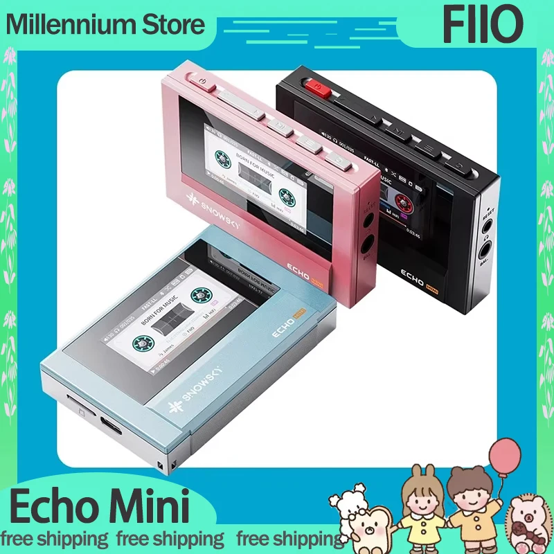 Fiio Snowsky Echo Mini Music Play Retro Portable High Definition Lossless Player Custom Support Dsd Wav Mp3 Wired Player Gifts