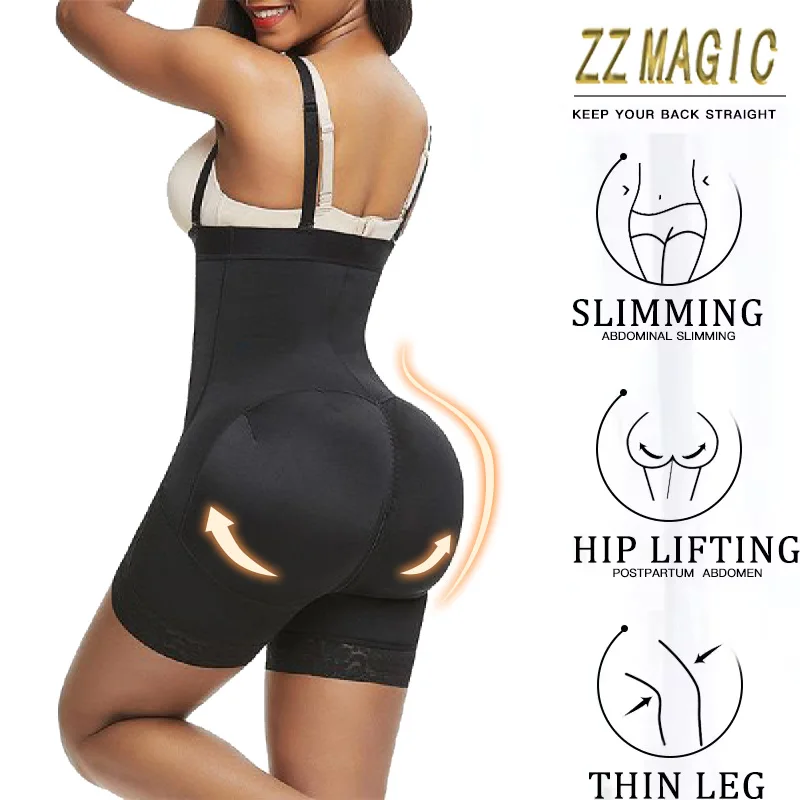 Fajas Colombianas Full Body Reductoras Body Shaper Slimming Sheath Flat Belly Shapewear Postpartum Bodices Girdles Woman Corset image 2