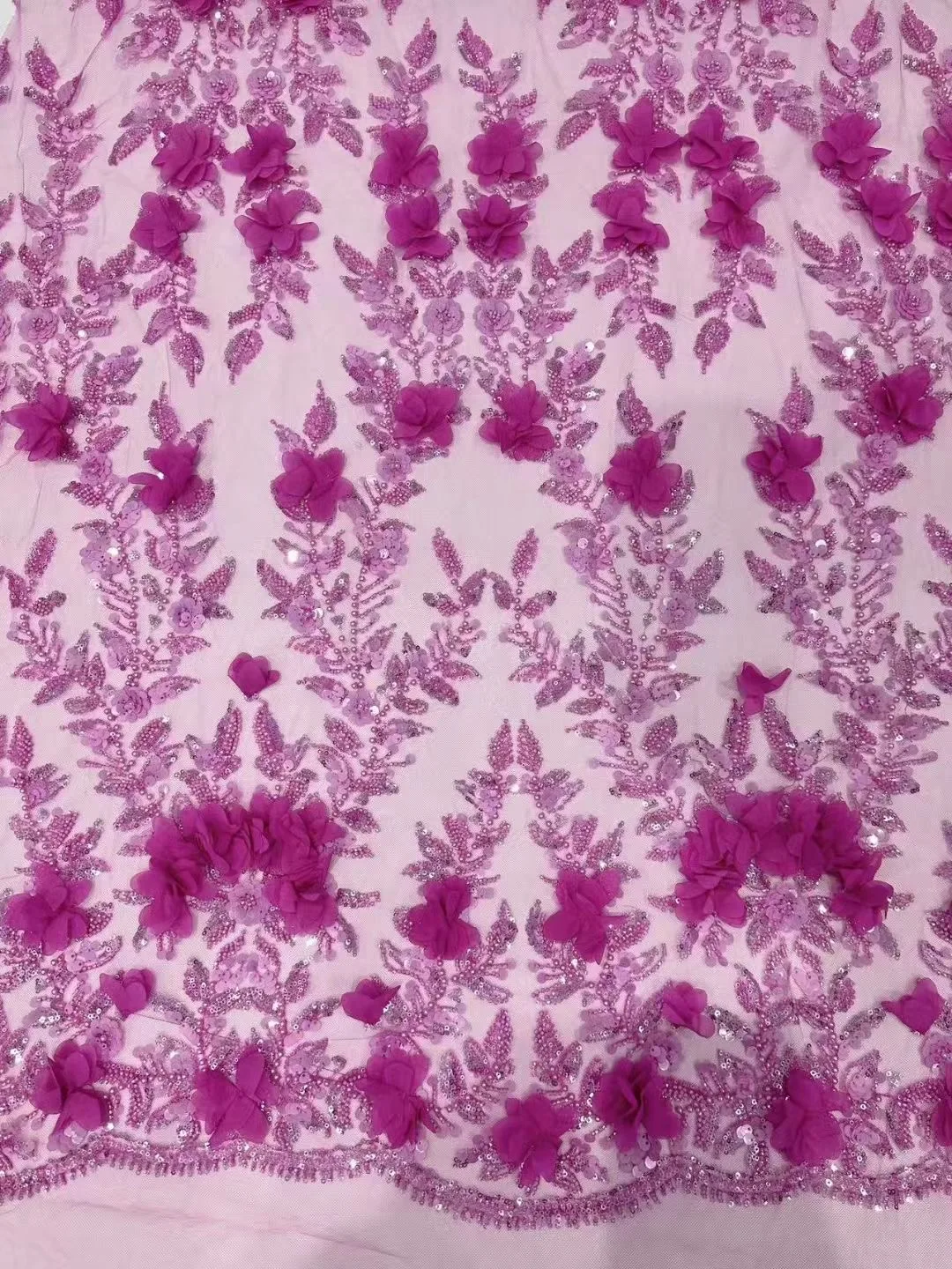 

2025African Nigerian Tulle Lace Fabric High Quality With Embroidery Prom Dresses Sewing Guipure Cotton Damask 5Yards XL144