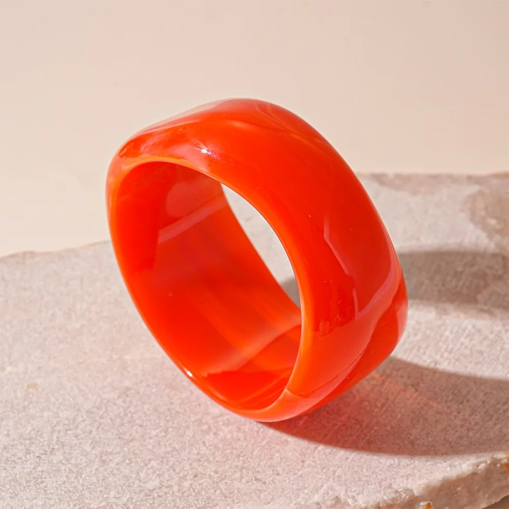 Irregular Hand Ring Irregular Acrylic Bangles Big Size Geometric Wide Chunky Bangles Smudge Jewelry Gift Geometric Bracelets