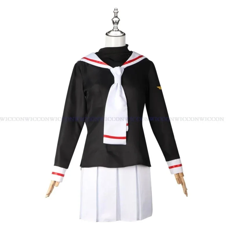 

Anime Cardcaptor School Uniform Japanese Magic Cosplay Sakura Wig Women Halloween Costumess;3,k8't,