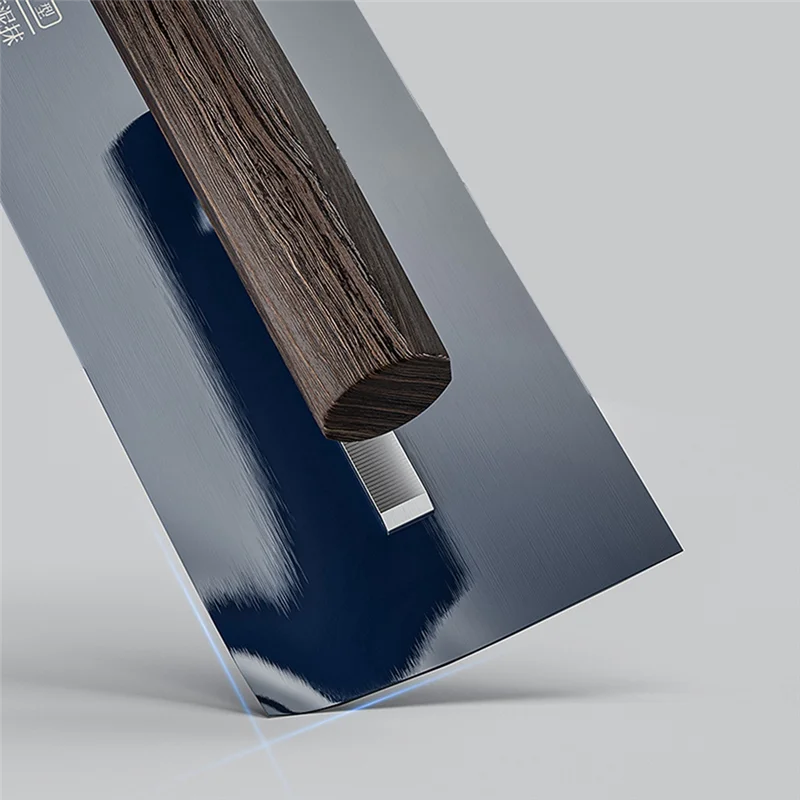 

Cement Trowel Plastering Trowel Drywall 0.5Mm Thick Finishing SK5 Steel Trowel With Wenge Wood Handle L-Shank-AT64
