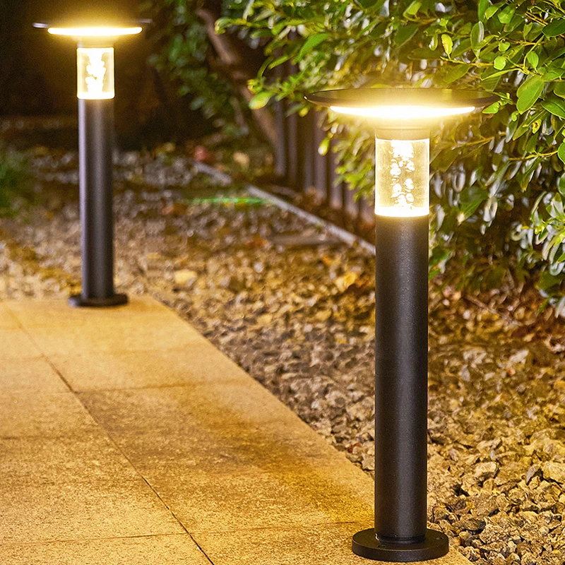 Outdoor waterproof solar lawn lamp LED courtyard villa landscape lamp community lawn lamp ground plug-in garden lamp