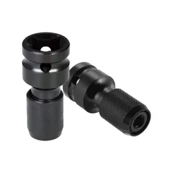 1/2 Inch Square To 1/4 Inch Hex Ratchet Socket Impact Wrench Socket Set Adapter Spanner Drive Converter Quick Release Tools