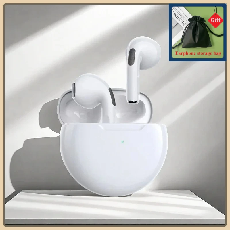 

Pro 6 TWS Wireless Headphones with Mic Fone Bluetooth Earphones Sport Earbuds Running Pro6 Headset for Apple IPhone Xiaomi