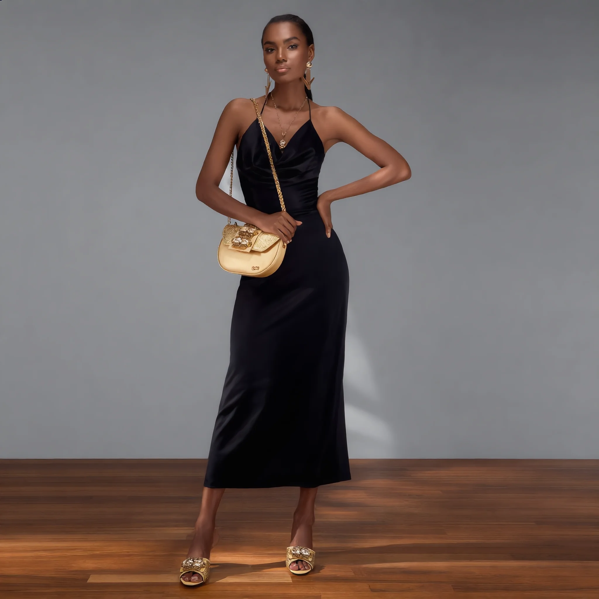 

Queena Yan Women's Elegant High Heel Shoe and Bag Set - Italian Design with Special Synthetic Fabrics for Weddings and Parties