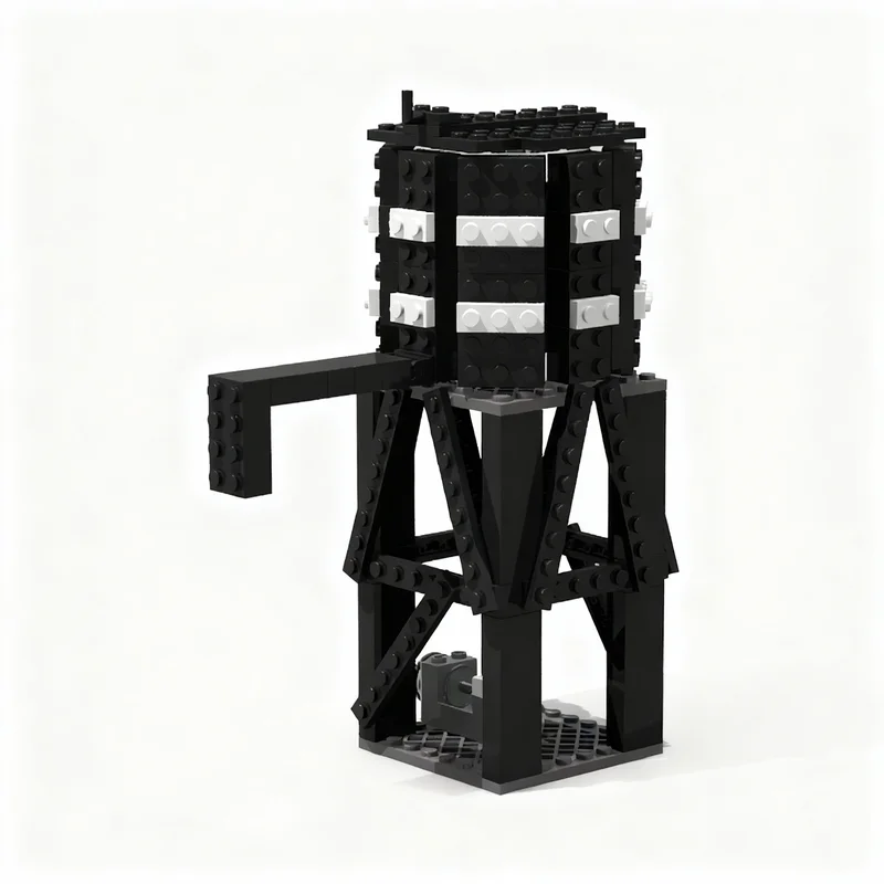 132pcs MOC Western Water Tank Model Toys Building Blocks Construction Christmas Gifts Birthday Idea Collection Creative Assemble
