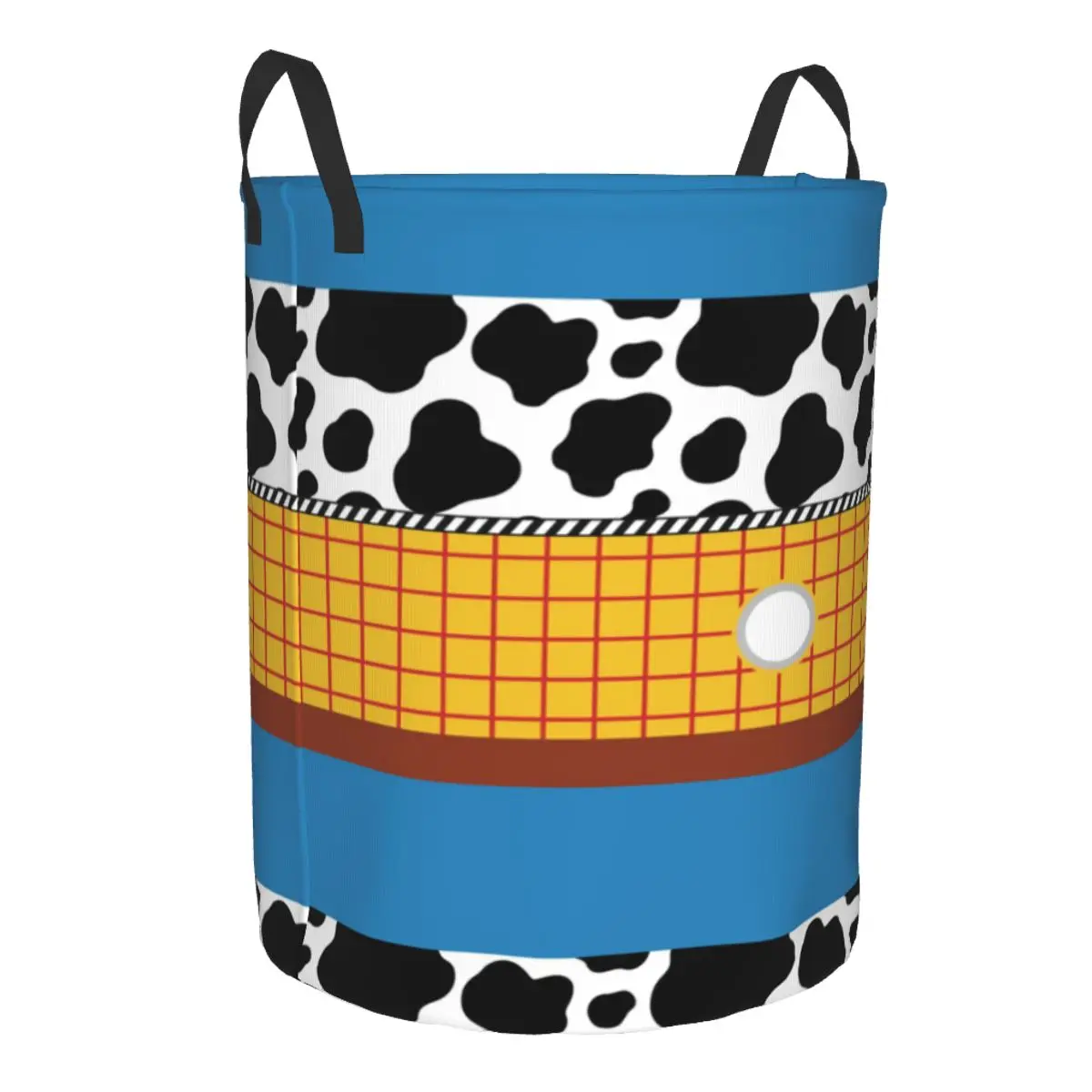 Custom Anime Toy Story Cowboy Woody Laundry Hamper Large Storage Basket Cartoon Movie Kids Nursery Toy Organizer