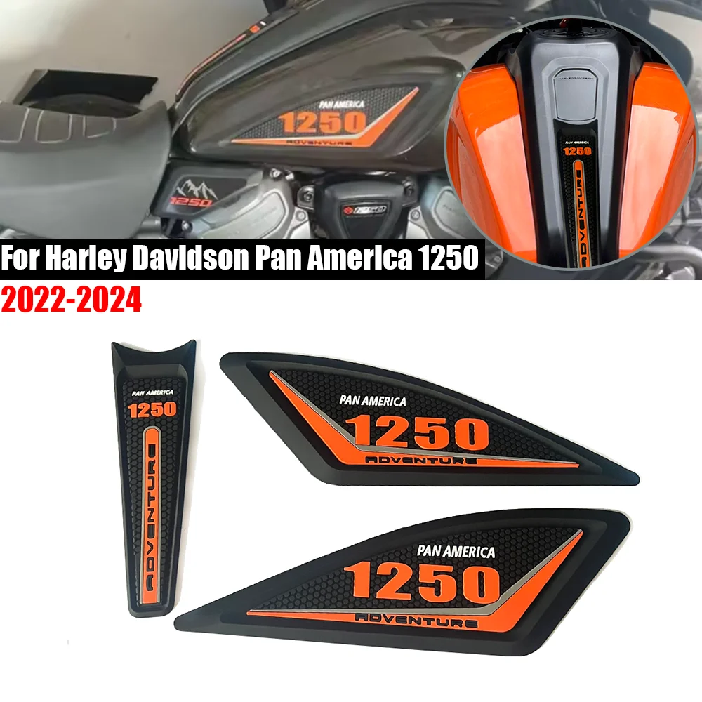 

For Harley Davidson Pan America1250 Fuel Tank Sticker Pan America 1250 rubber protective pad 2022-2024 Motorcycle Accessories