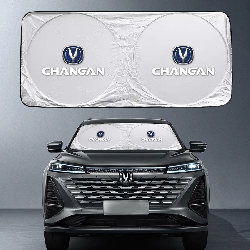 Parasol para parabrisas de coche, visera de protección UV para Changan CS75 CS35 Plus CS15 CS95 RAETON CX70 CS55 EADO CX20 Alsvin CS15E