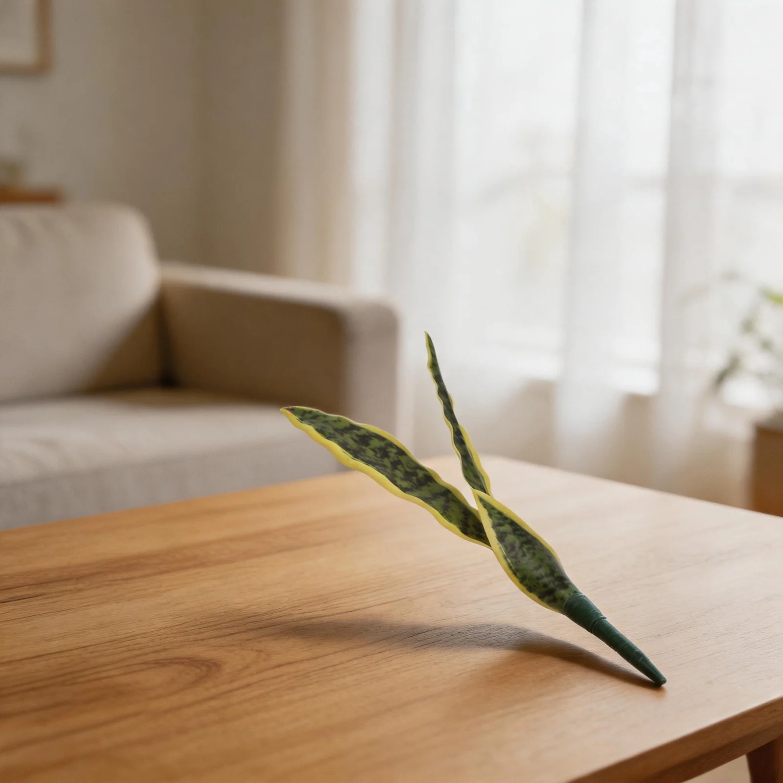 Faux Snake Plant with Lifelike Leaf Design for Home and For Wedding Decor Made of PVC for Long Term Use and Easy Setup