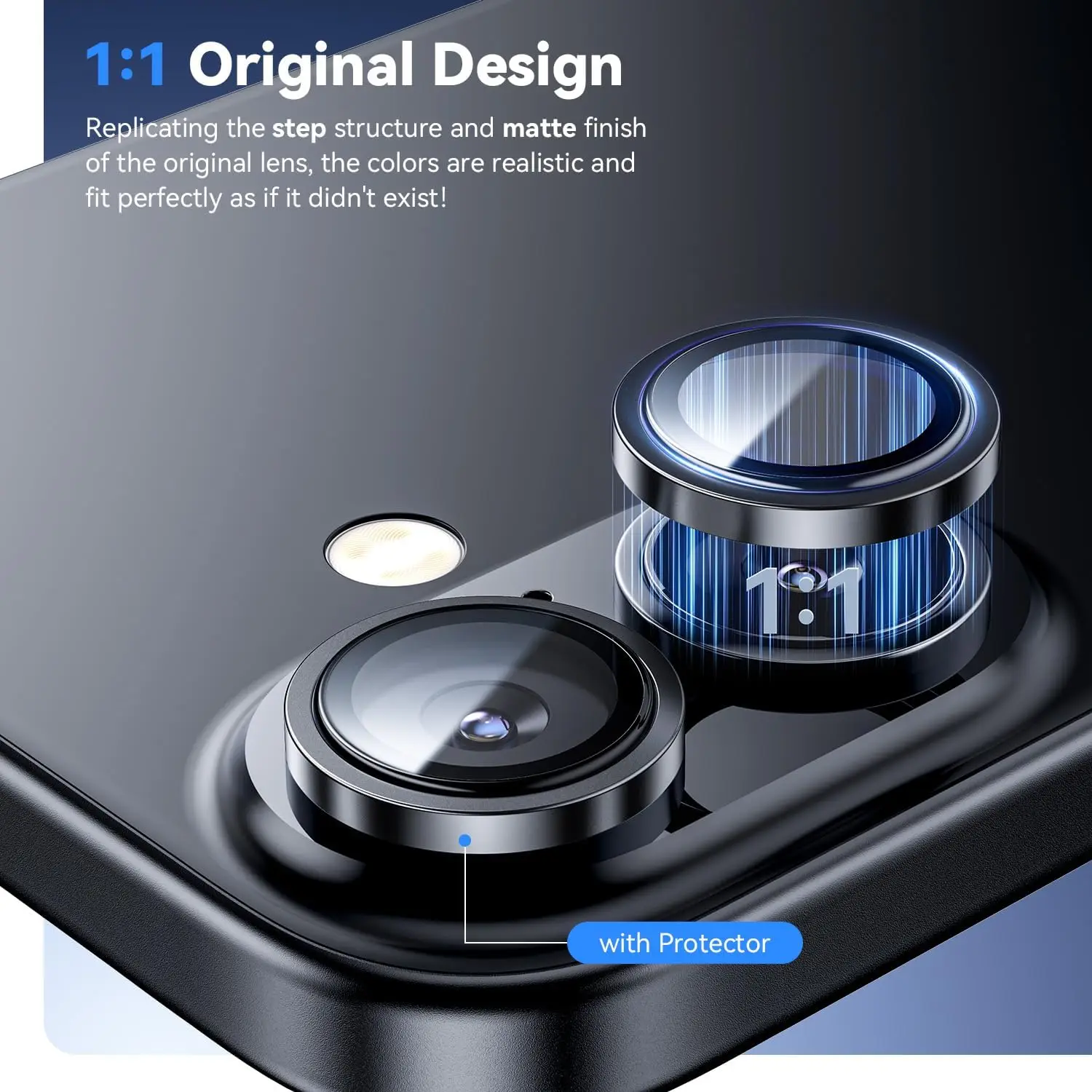 Aluminium Alloy Protector For IPhone 17 Camera Lens Protector HD Tempered Glass Cover Metal Lens Screen Protective Ring