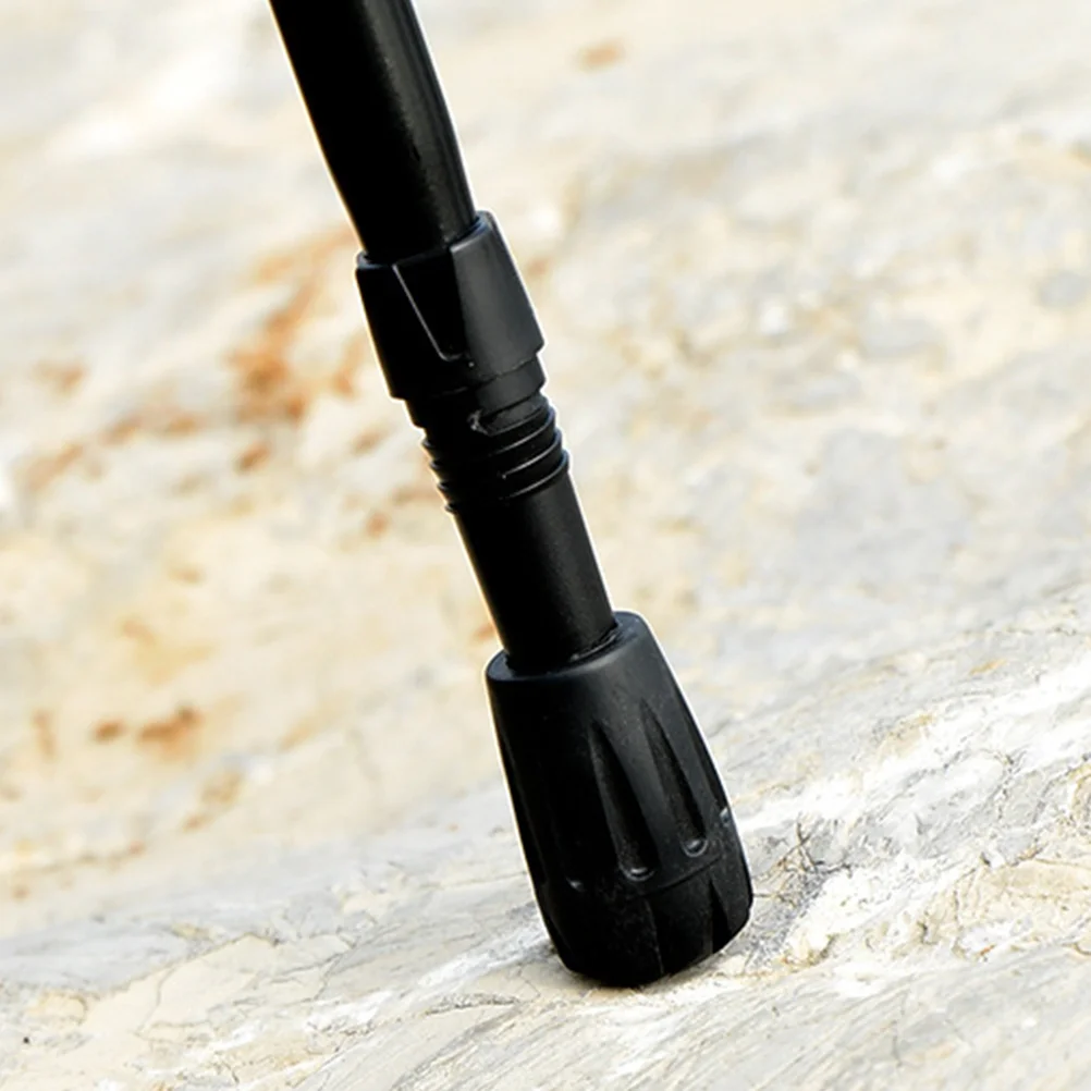 

8 Pcs Walking Stick Rubber Tip Trekking Cane Microphone Protector Hiking Pole Travel