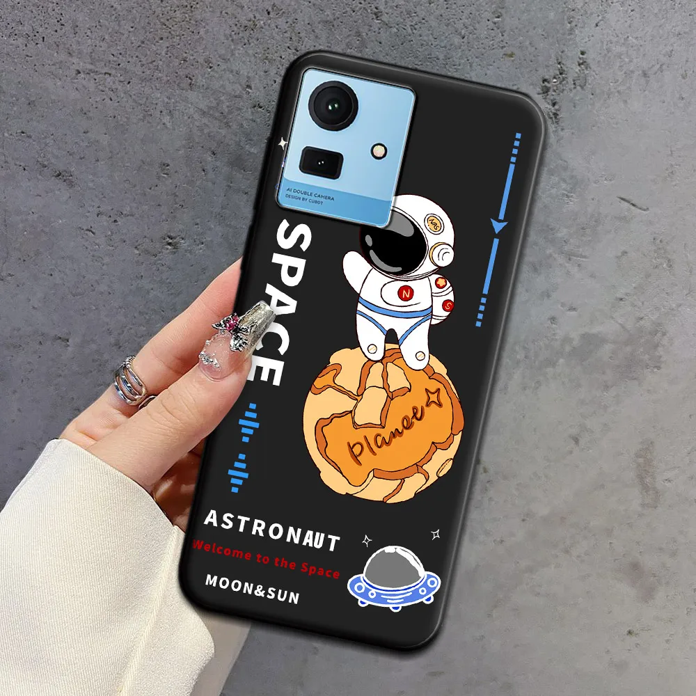 For Cubot Note 50 Case Cartoon Ice Cream Soft Silicon TPU Astronaut Pattern Phone Case For Cubot Note 50 Cute Back Cover Bumper