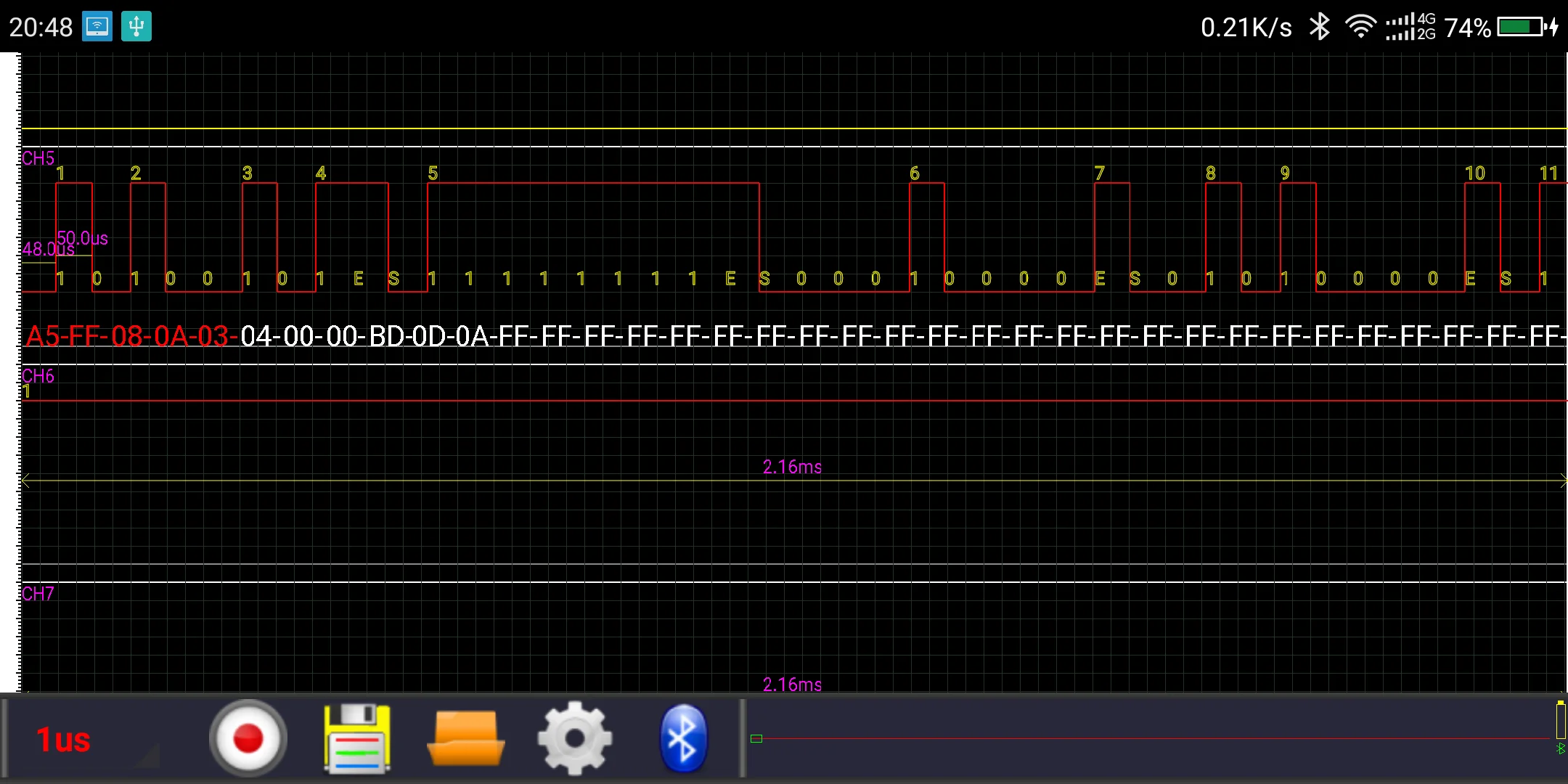 Portable Logic Analyzer Protocol Analyzer