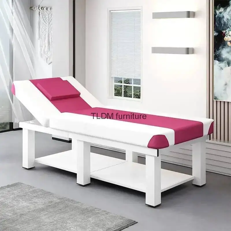 Bed Foldable Mattresses Pedicure Metal Portable Spa Tattoo Massage Chairs Full Body Camastro Plegable Salon Furniture MQ50MB