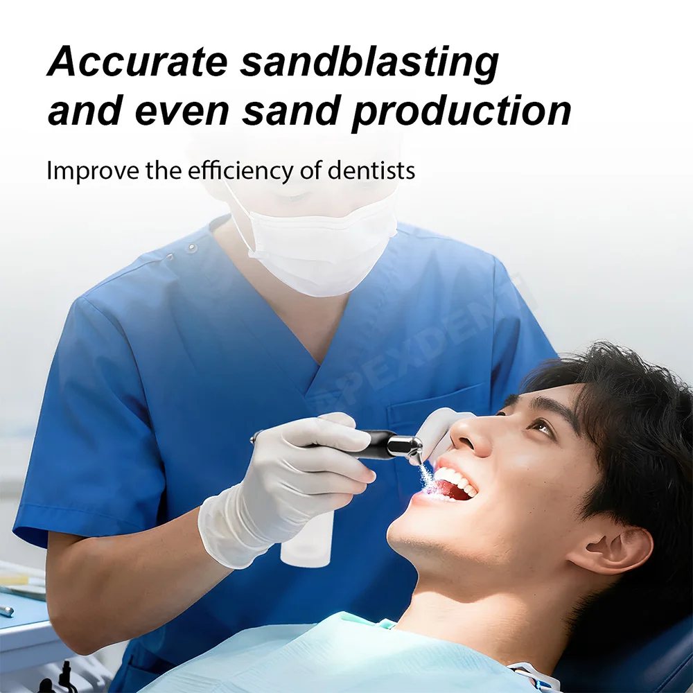 APEXDENT Dental Sandblaster Oral Hygiene Teeth Clean Machine Oxide Micro Blaster Alumina Gun Dentistry Air Abrasion Master