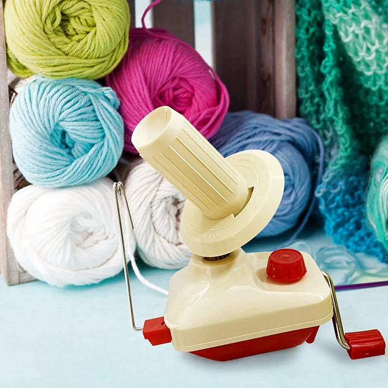 1 Piece Knitting Hand Operated Yarn Ball Winder Swift Convenient Ball Winder Yarn Roller Machine Yarn Cake Winder