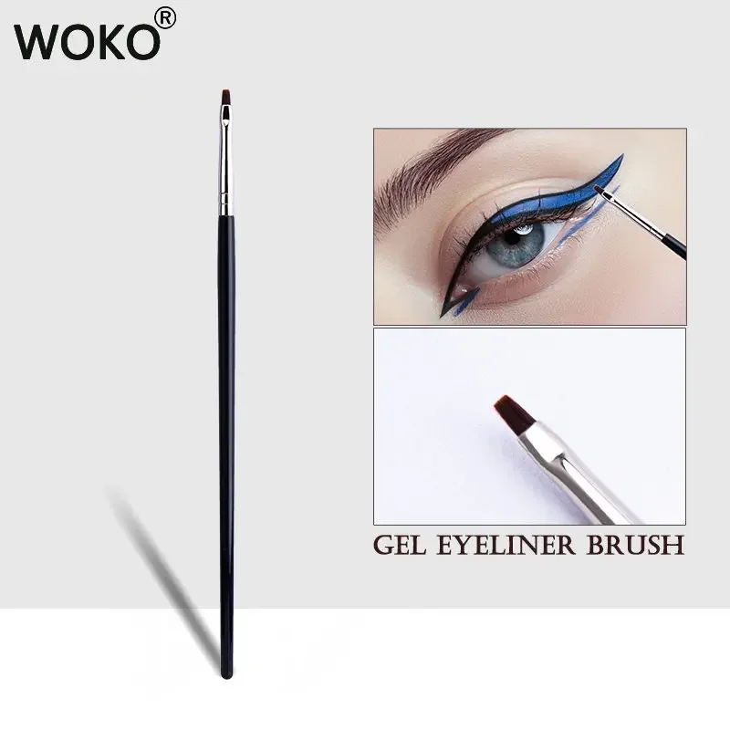 精密コンシーラーブラシ プロフェッショナルアイライナーメイクアップブラシ 精密薄型アイライナーコンシーラー 詳細なメイクアップツール