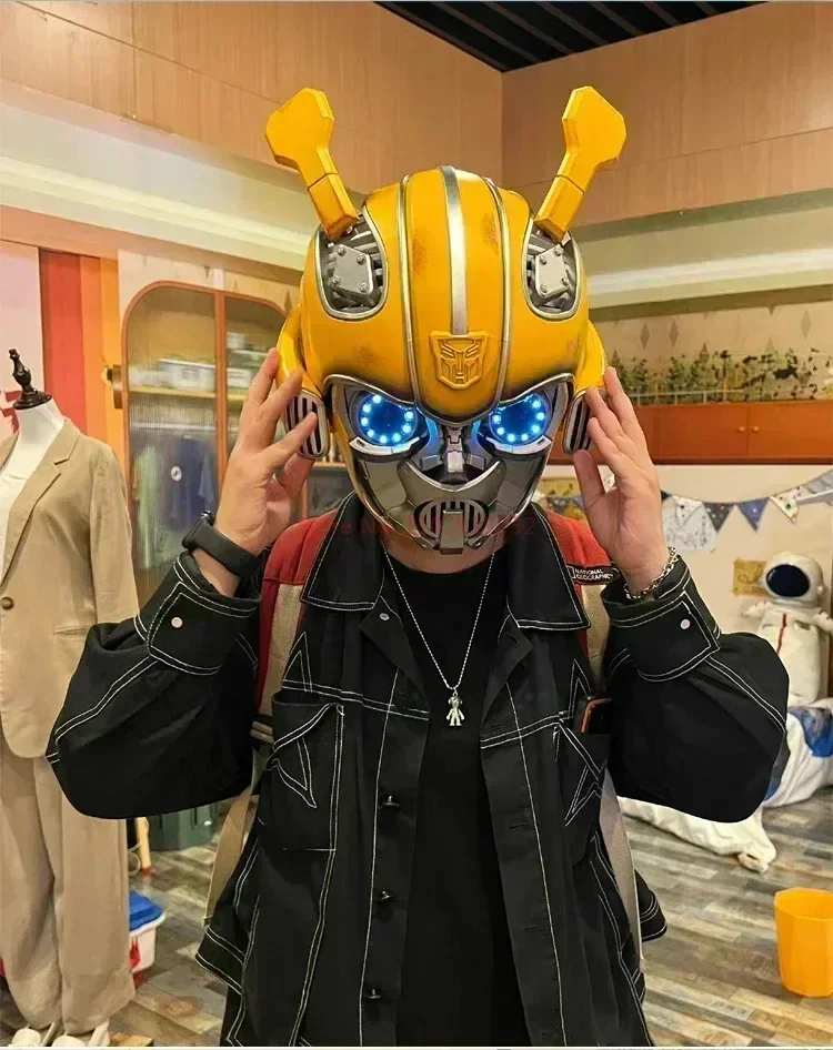 De Avengers Iron Man Mk5 Helm 1:1 Spraakbesturing Mk50 Mk5 Automatoc Cosplay Met Led Licht Elektronische Close Ironman Helm