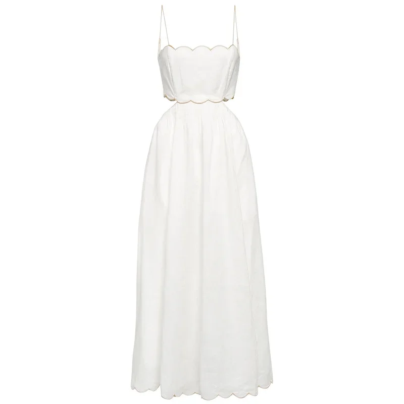 Vestido adelgazante de moda, falda fina con solapa ancha y estampado de Jacquard Simple, diseño de abanico transfronterizo europeo y americano