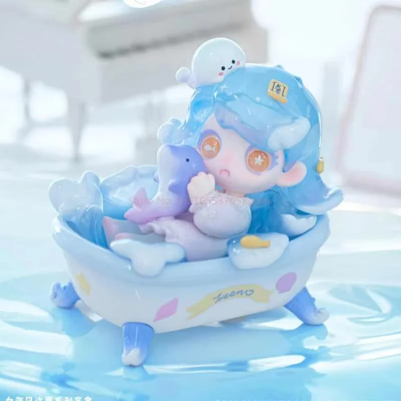 حقيقي Ouo Grsvitation X كينو أتمنى نسيم البحر سلسلة 3 العصرية صندوق أعمى لطيف فتاة سطح المكتب حلية هدية عيد الميلاد لعبة تحصيل