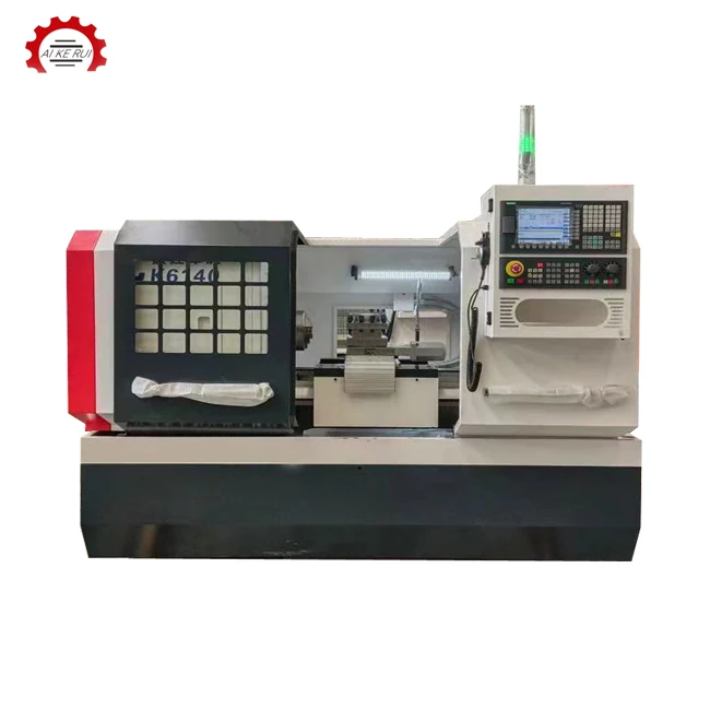 Hot selling automatic cnc lathe CK6136  GSK/SIEM ENS/FAN UC control small cnc lathe machine for metal