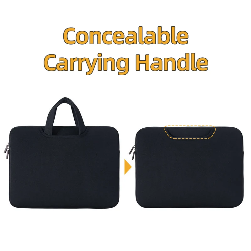 Funda para ordenador portátil, funda para PC de 15,6 pulgadas, bolsos, funda para ordenador portátil, asistencia al aire libre, negocios grande y ligero Edc