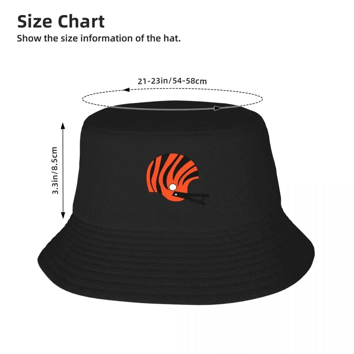 Bengals-City (2) Bucket Hats Panama Hat Children Bob Hats Autumn Fisherman Hats Summer Beach Fishing Unisex Caps