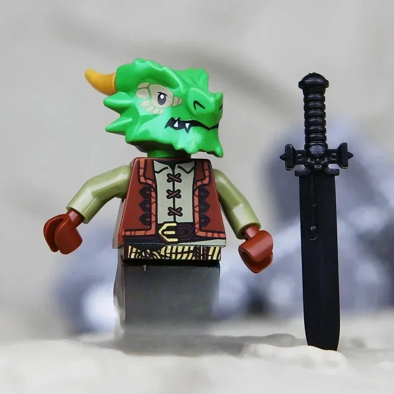 5cm New Anime Figure Green Dragon Man Pripheral Action Figure Decorate Model DIY Undead Knight Toys for Children Gifts Toys Kids