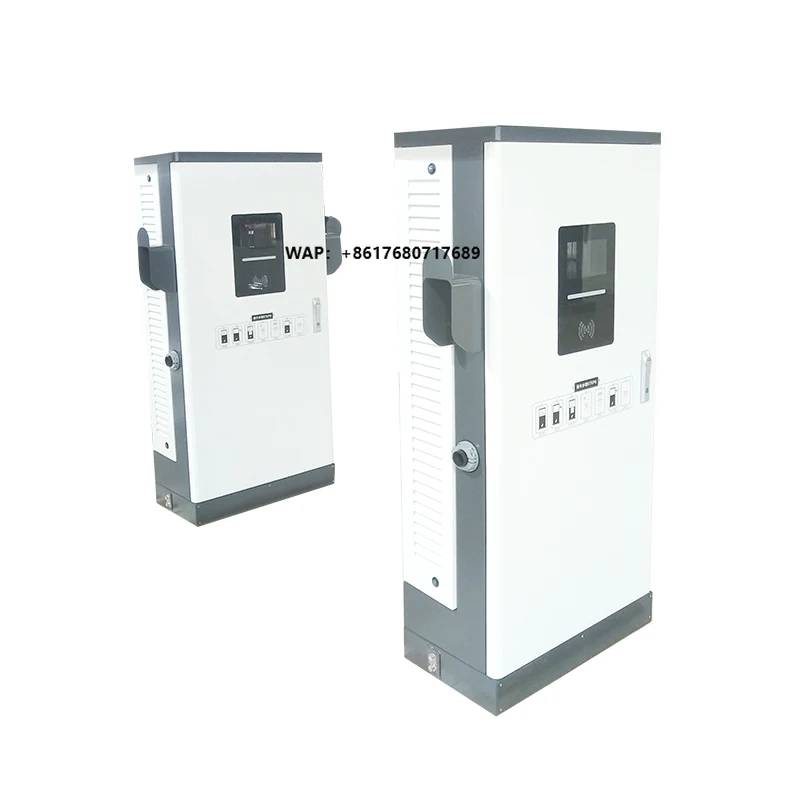 Dc Fast Ev 80kw New Energy Vehicle Charger 5m Cable Double Charging Station for Community/parking Lots
