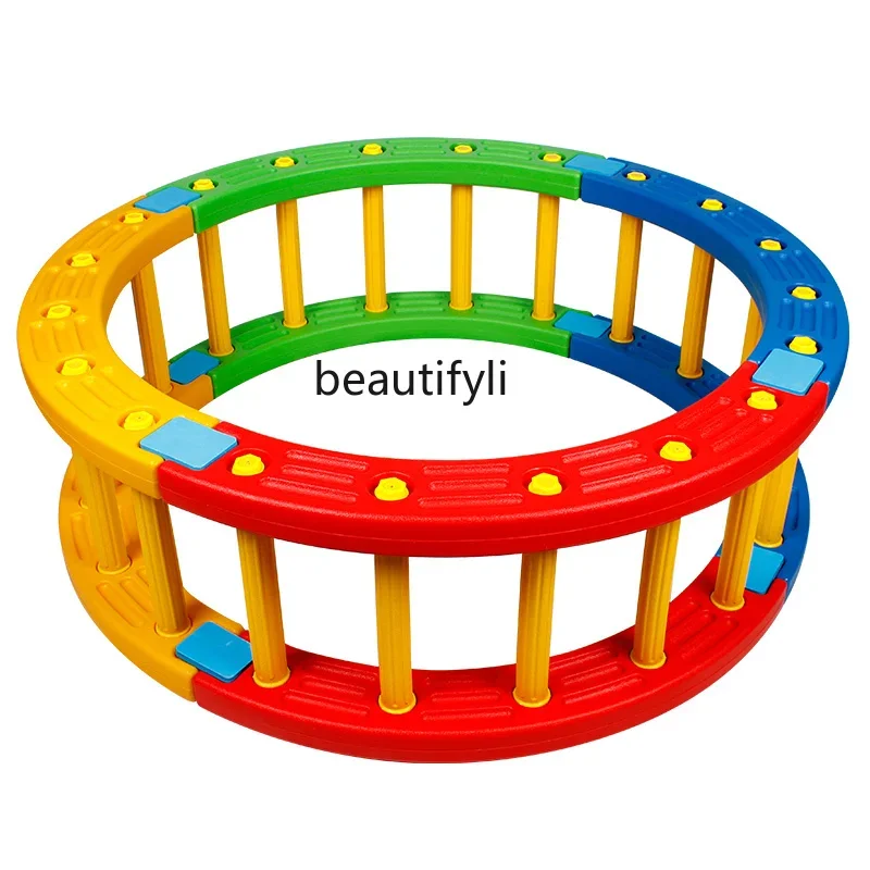 

Kindergarten sensory integration training equipment quarter circle balance board early education physical fitness