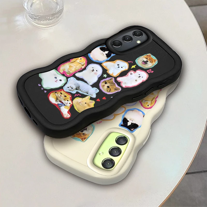 Funda de teléfono suave a la moda para Samsung Galaxy A04 A04S A05 A05S A06 A07 A14 A15 A16 A17 A24 A25 A26 A34 A35 A36 A54 A55 A73