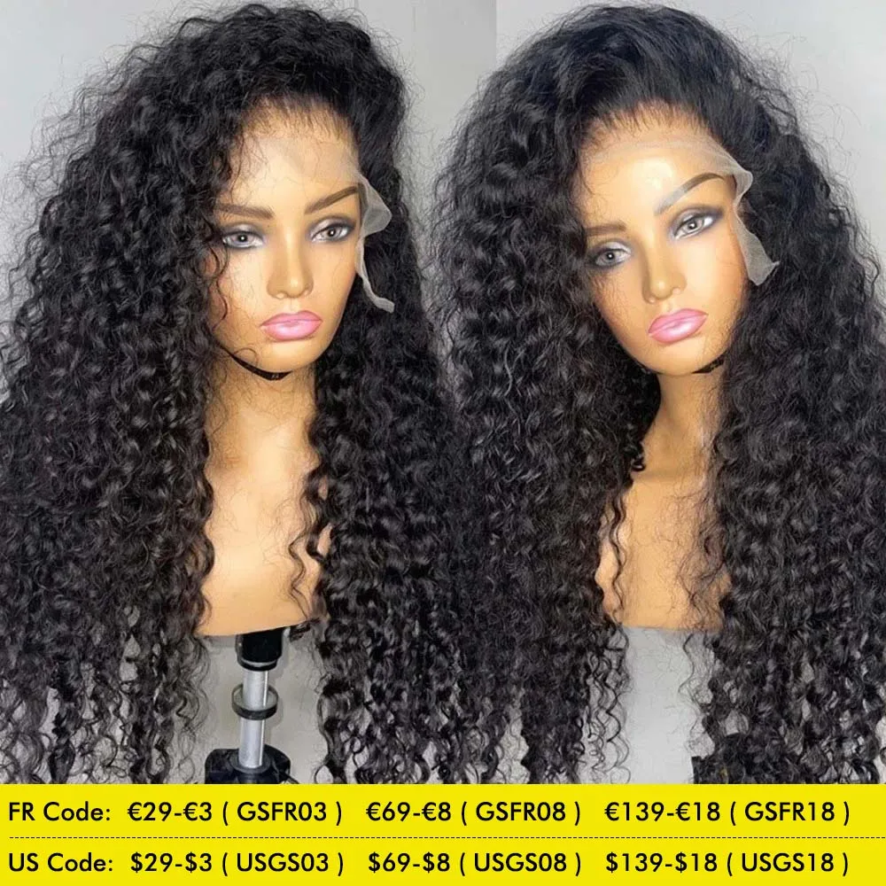 Deep Wave Wig Curly Human Hair Wigs Lace Frontal 13x6 Lace Front Wig Pre Plucked 4x4 Lace Closure Wig 13x4 Deep Wave Frontal Wig