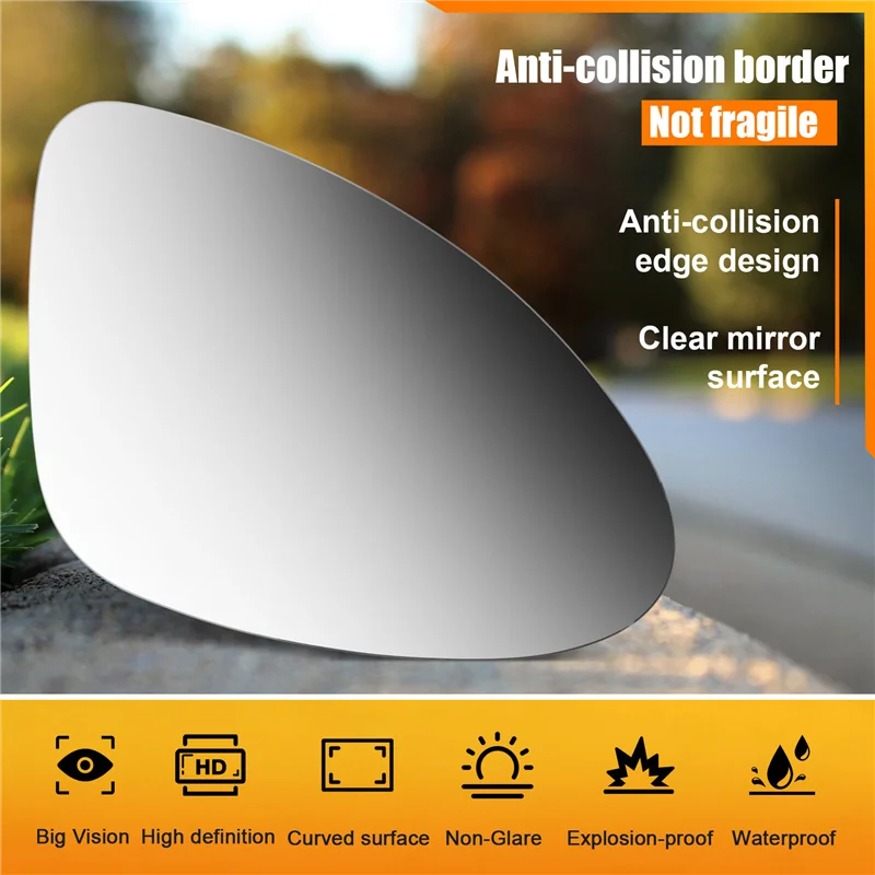 

Car Mirror Glass Heated With Backing For Porsche Cayenne (92A) 2011-2015