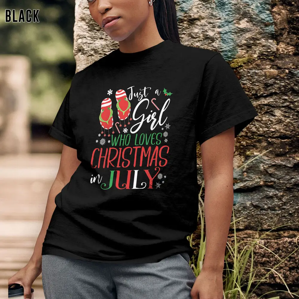 Navidad en julio Sólo una chica que ama el Navidad en julio Camiseta de regalo divertida