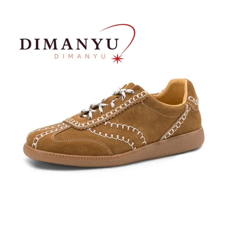 

Women's Virtue Training Shoes Flat 2026 New Genuine Leather Women's Sneakers Large Size Casual Lace-up Women's A-Gan Shoes