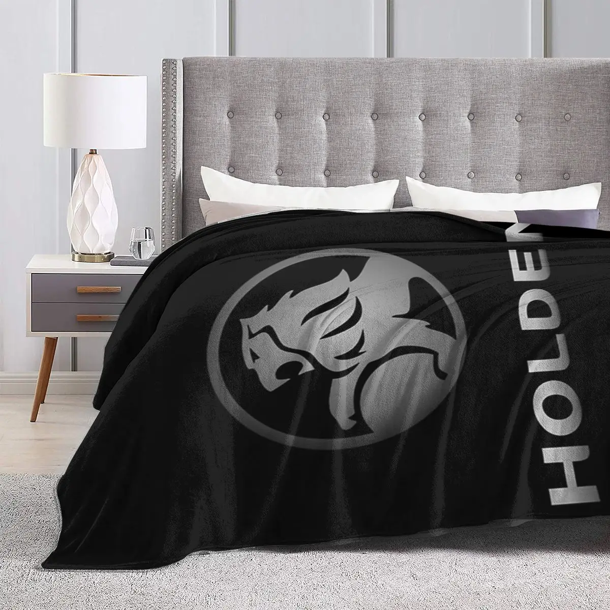 Best Edition Holden Logo Essential Blanket Soft Warm Flannel Throw Blanket Cover for Bed Living room Picnic Travel Home Sofa