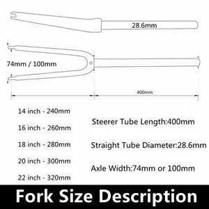10 principais vendas garfo para bmx - №2