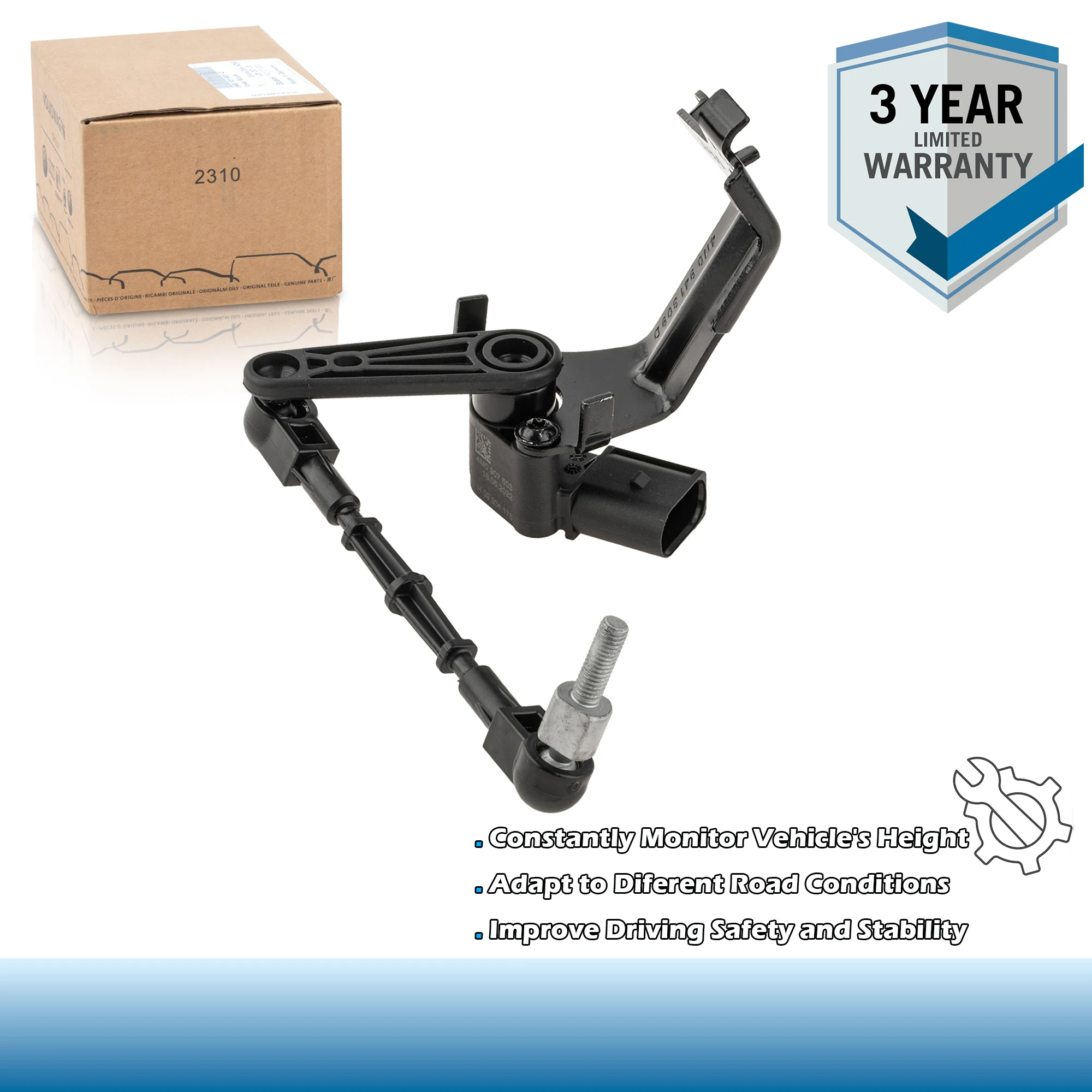 

Rear Left Headlight Level Sensor 4N0941309D,4N0941309E For AUDI A8 D5 2017-2026,S8 quattro 2019-2026