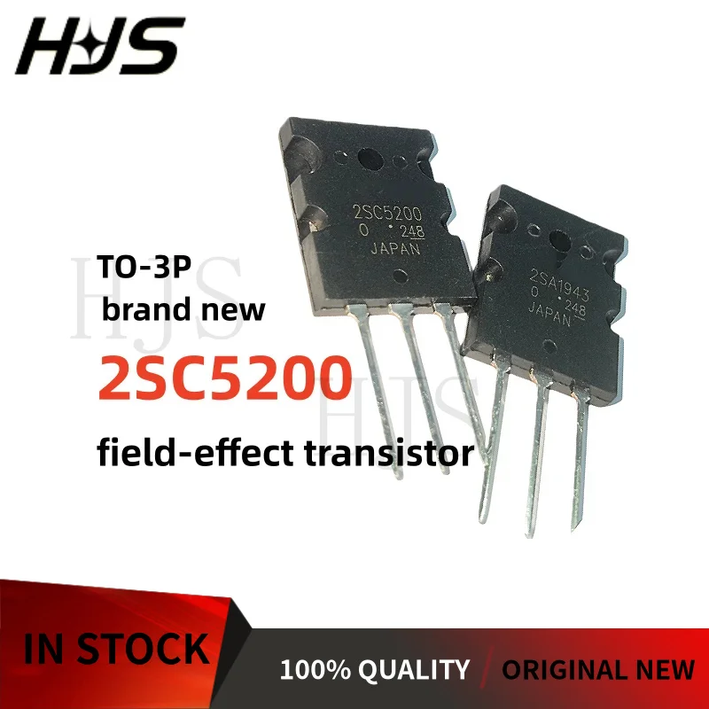 5/10/20pcs 100% novo 2SC5200 2SC/5200 b2SC5200 5200 TO-3P melhor qualidade em estoque