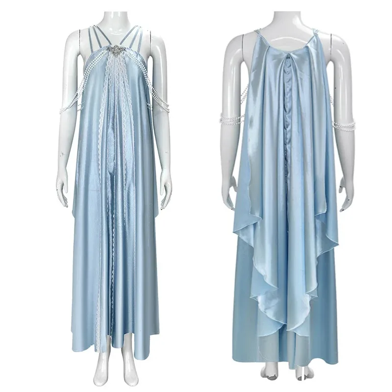 

Anime Padme Cosplay Fantasy Amidala Nightdress Strap Sleep Dress Movie Space Battle Costume Disguise Adult Women Fantasia Outfit