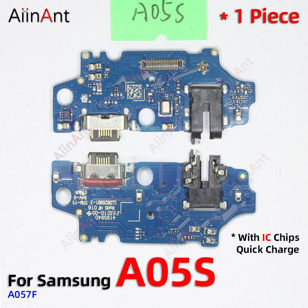 Dock USB Charger Fast Charging Port Connector Board Flex Cable For Samsung Galaxy A01 A02 A02S A03 A03S A04 A04E A04S A05 A05S