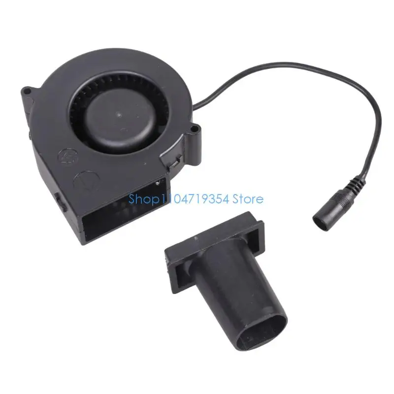 0XLD 12V Heavy Duty Blower Fan Double Ball Bearing Design Fit for Backyard Reliable Airflows In Furnaces And Outdoor Kitchens